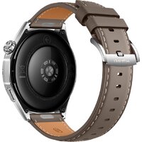 Huawei Watch GT 6 46 мм (серебристый, с коричневым кожаным ремешком, международная версия) Image #4