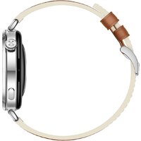 Huawei Watch GT 6 41 мм (серебристый, с коричневым кожаным ремешком, международная версия) Image #5