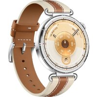 Huawei Watch GT 6 41 мм (серебристый, с коричневым кожаным ремешком, международная версия) Image #3