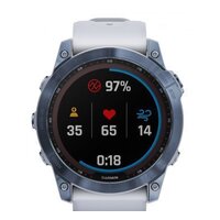 Garmin Fenix 7X Sapphire Solar (голубой минерал/белый камень) Image #4