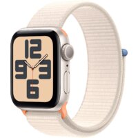 Apple Watch SE 2 40 мм (алюминиевый корпус, звездный свет/звездный свет, нейлоновый ремешок)