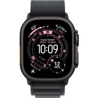 Apple Watch Ultra 3 LTE 49 мм (титановый корпус, черный/черный, текстильный ремешок размера M) Image #2