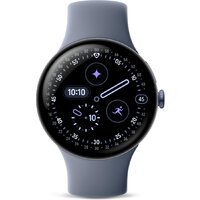 Google Pixel Watch 4 45 мм (лунный камень/лунный камень, спортивный силиконовый ремешок) Image #3