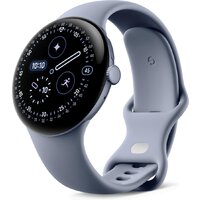 Google Pixel Watch 4 45 мм (лунный камень/лунный камень, спортивный силиконовый ремешок)