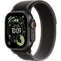 Apple Watch Ultra 3 LTE 49 мм (титановый корпус, черный/черный, нейлоновый ремешок размера M/L) Image #1