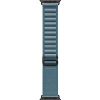 Apple Watch Ultra 3 LTE 49 мм (титановый корпус, черный/голубой, текстильный ремешок размера M) Image #3