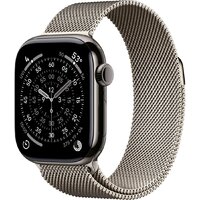 Apple Watch Series 11 LTE 46 мм (титановый корпус, природный/природный, миланская петля)