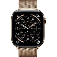 Apple Watch Series 11 LTE 46 мм (титановый корпус, золотистый/золотистый, миланская петля) Image #2